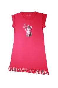 Dívčí noční košilka - Wolf S2082, růžová Barva: Růžová, Velikost: 146