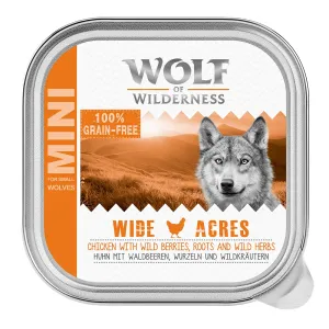 Wolf of Wilderness Adult 6 x 150 g vanička - Wide Acres - kuřecí
