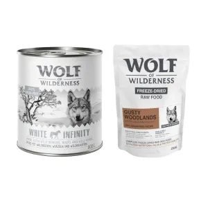 Wolf of Wilderness, 12 x 800 g - 11 + 1 zdarma!  - NOVÉ: White Infinity - koňské