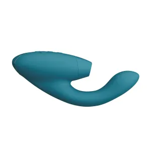 Womanizer Duo 2 - waterproof G-spot vibrator and clitoral stimulator (green)