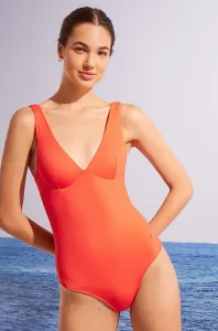 Jednodílné plavky women'secret Perfect Fit Summer červená barva, mírně vyztužený košík