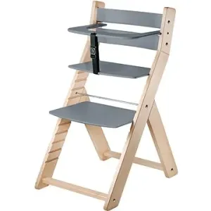 Rostoucí židle Wood Partner Luca Barva: lak/šedá