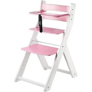 Rostoucí židle Wood Partner Luca Kombi Barva: bílá/růžová