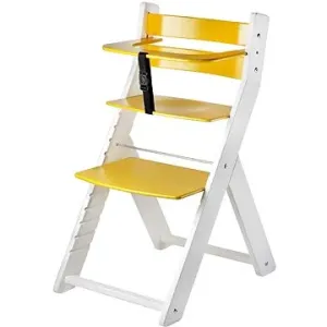 Rostoucí židle Wood Partner Luca Kombi Barva: bílá/žlutá
