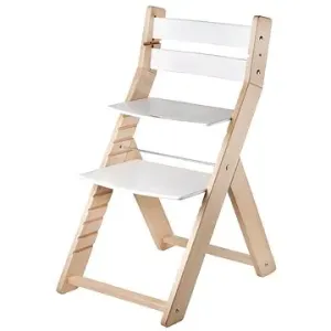 Rostoucí židle Wood Partner Sandy Barva: lak/bílá