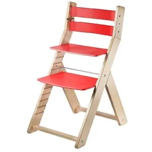 Rostoucí židle Wood Partner Sandy Barva: lak/červená