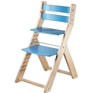 Rostoucí židle Wood Partner Sandy Barva: lak/modrá