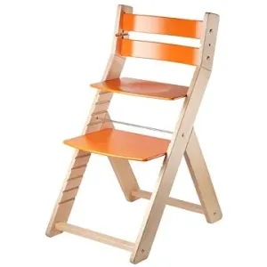 Rostoucí židle Wood Partner Sandy Barva: lak/oranžová