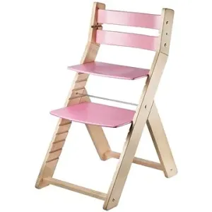 Rostoucí židle Wood Partner Sandy Barva: lak/růžová