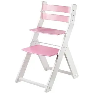 Rostoucí židle Wood Partner Sandy Kombi Barva: bílá/růžová