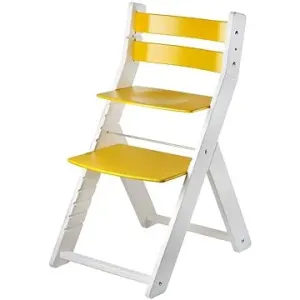 Rostoucí židle Wood Partner Sandy Kombi Barva: bílá/žlutá