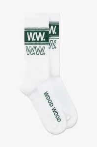 Ponožky Wood Wood pánské, bílá barva, 12249201.9517-WHITE #6066445