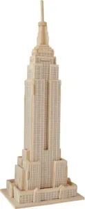 Woodcraft construction kit  Dřevěné 3D puzzle Empire State Building