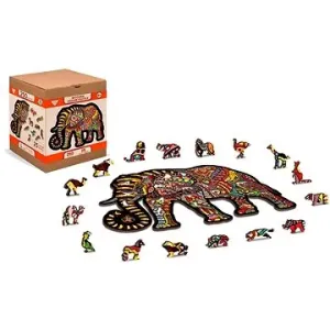 Wooden city Dřevěné puzzle Magický slon 245 dílků eko