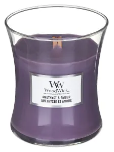 WoodWick Vonná svíčka váza střední Amethyst & Amber 275 g