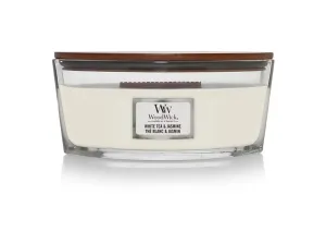Vonná svíčka WoodWick Loď - White Tea & Jasmine 19 cm x 12 cm x 9 cm 453,6 g