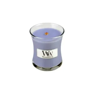 Vonná svíčka WoodWick malá - Lavender Spa, 7 cm x 8 cm, 85g