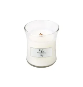WoodWick Vonná svíčka váza White Teak 85 g