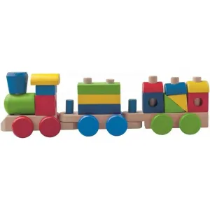 Woody Dřevěný skládací nákladní vlak - dva vagony