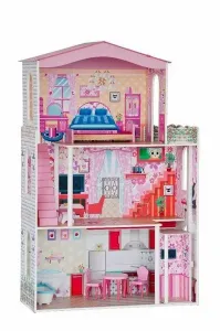 Woody Domeček - velký, 7 ks nábytku (pro panenky typu Barbie)