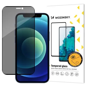 Wozinsky Privacy Glass tvrzené sklo pro iPhone 12 Pro / iPhone 12 s filtrem proti špehování soukromí