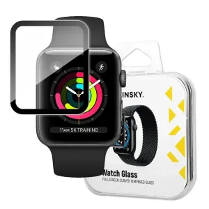 Wozinsky Watch Glass hybridní sklo pro Apple Watch 3 42mm / Watch 2 42mm / Watch 1 42mm černé