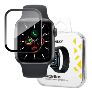 Wozinsky Watch Glass hybridní sklo pro Apple Watch 6 40 mm / Watch 5 40 mm / Watch 4 40 mm / Watch SE 40 mm černé
