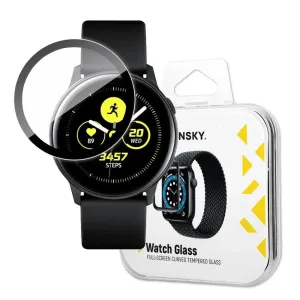 MG Watch Glass Hybrid ochranné sklo na Samsung Galaxy Watch Active, černé