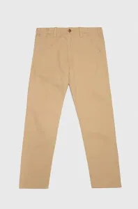 Bavlněné kalhoty Wrangler Casey Jones Chino béžová barva, jednoduché