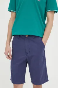 Bavlněné šortky Wrangler fialová barva