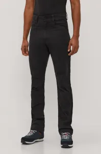 Kalhoty Wrangler pánské, černá barva, jednoduché