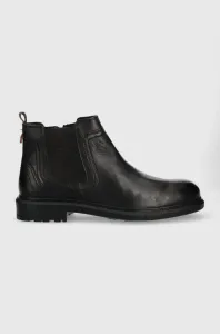 Kožené kotníkové boty Wrangler Freedom Chelsea pánské, černá barva