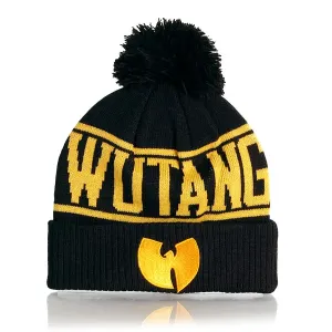 Zimí čepica Wu-Tang Logo Winter Cap Black Yellow