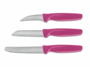 Sada nožů Wüsthof - univerzálni růžové, 3 ks