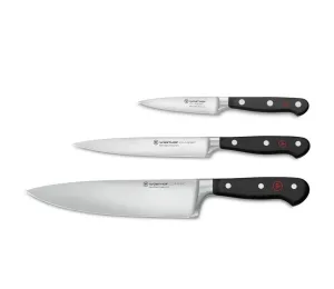 Wüsthof Wüsthof - Sada kuchyňských nožů CLASSIC 3 ks černá