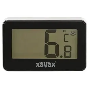 XAVAX Digitální teploměr do chladničky/mrazáku černý