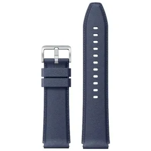 Xiaomi Watch S1 kožený řemínek, modrý