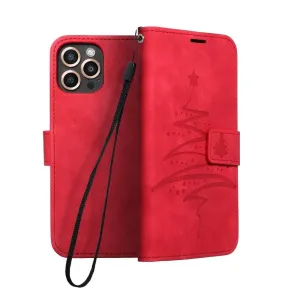 Forcell MEZZO Book   Xiaomi Redmi Note 10 5G / Poco M3 Pro / Poco M3 Pro 5G (vánoční červený strom)