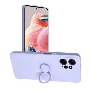SILICONE RING Case  Xiaomi Redmi Note 12 4G fialový