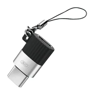 Adaptér / Adaptér Micro USB na USB-C XO NB149-A (černý)