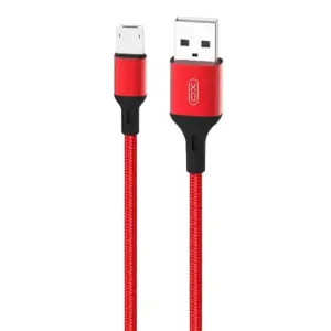 Kabel USB-Micro USB XO NB143 2m (červený)