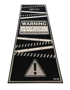 Podložka/koberec na šipky XQ MAX DARTMAT Warning Varianta: černá