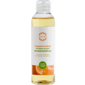 Yamuna rostlinný masážní olej - Pomeranč-Skořice Objem: 250 ml