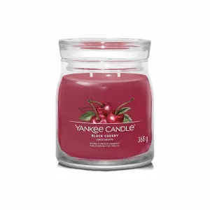 Yankee Candle Aromatická svíčka Signature sklo střední Black Cherry 368 g
