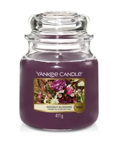 Yankee Candle Aromatická svíčka Classic střední Moonlit Blossoms 411 g