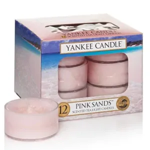 Yankee Candle Aromatické čajové svíčky Pink Sands 12 x 9,8 g