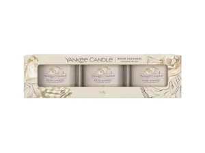 Yankee Candle Sada votivních svíček ve skle Warm Cashmere 3 x 37 g