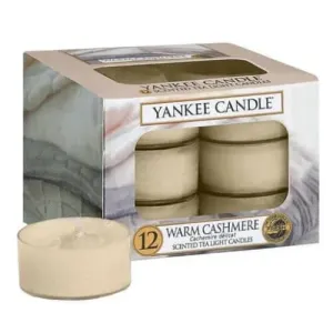 Yankee Candle Aromatické čajové svíčky Warm Cashmere 12 x 9,8 g