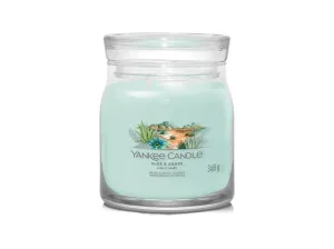 Yankee Candle Aromatická svíčka Signature sklo střední Aloe & Agave 368 g