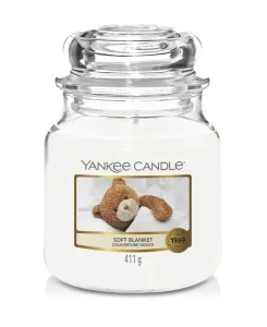 Vonná svíčka Yankee Candle střední Soft blanket